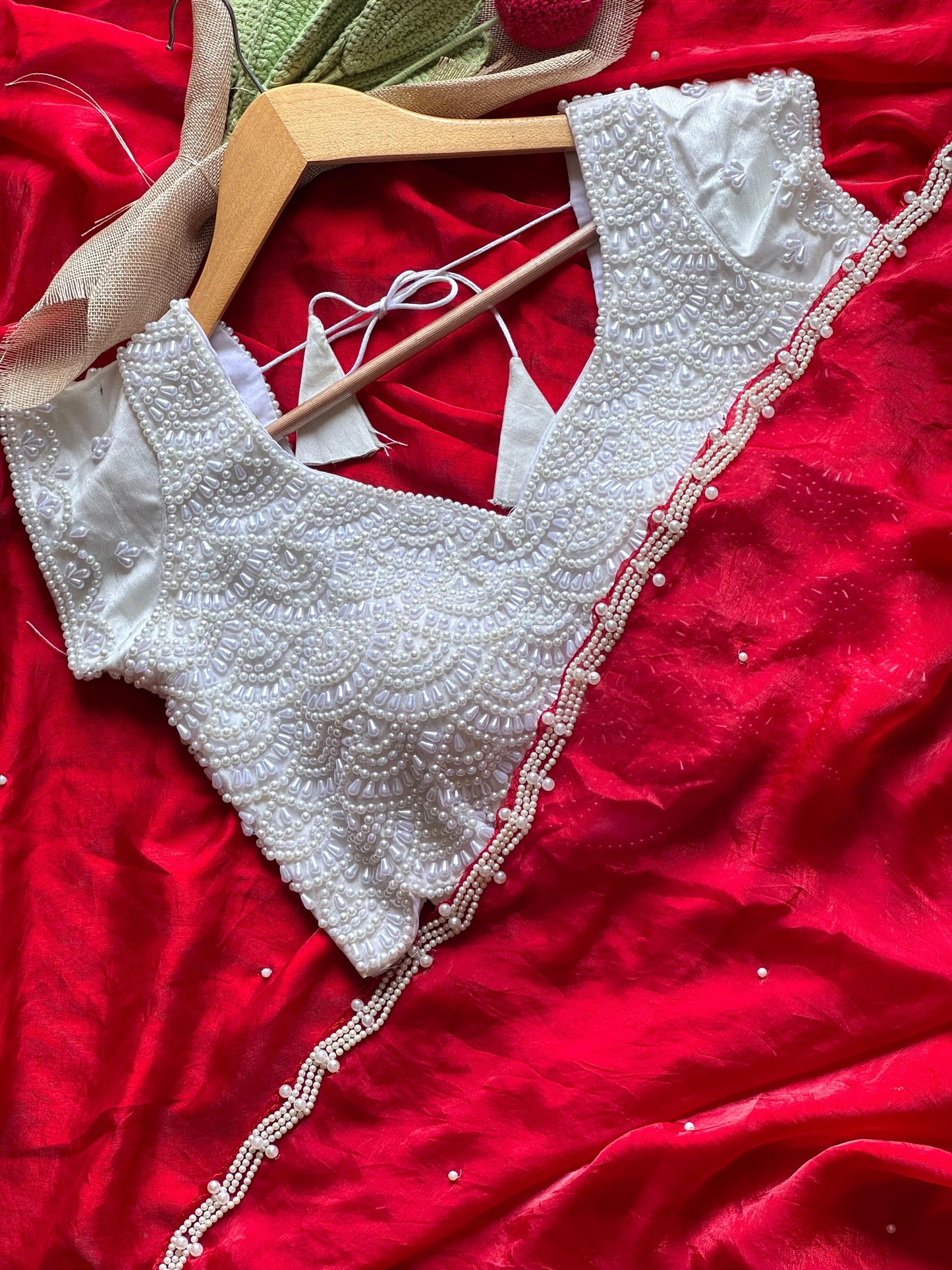 Cherry Embellished Saree