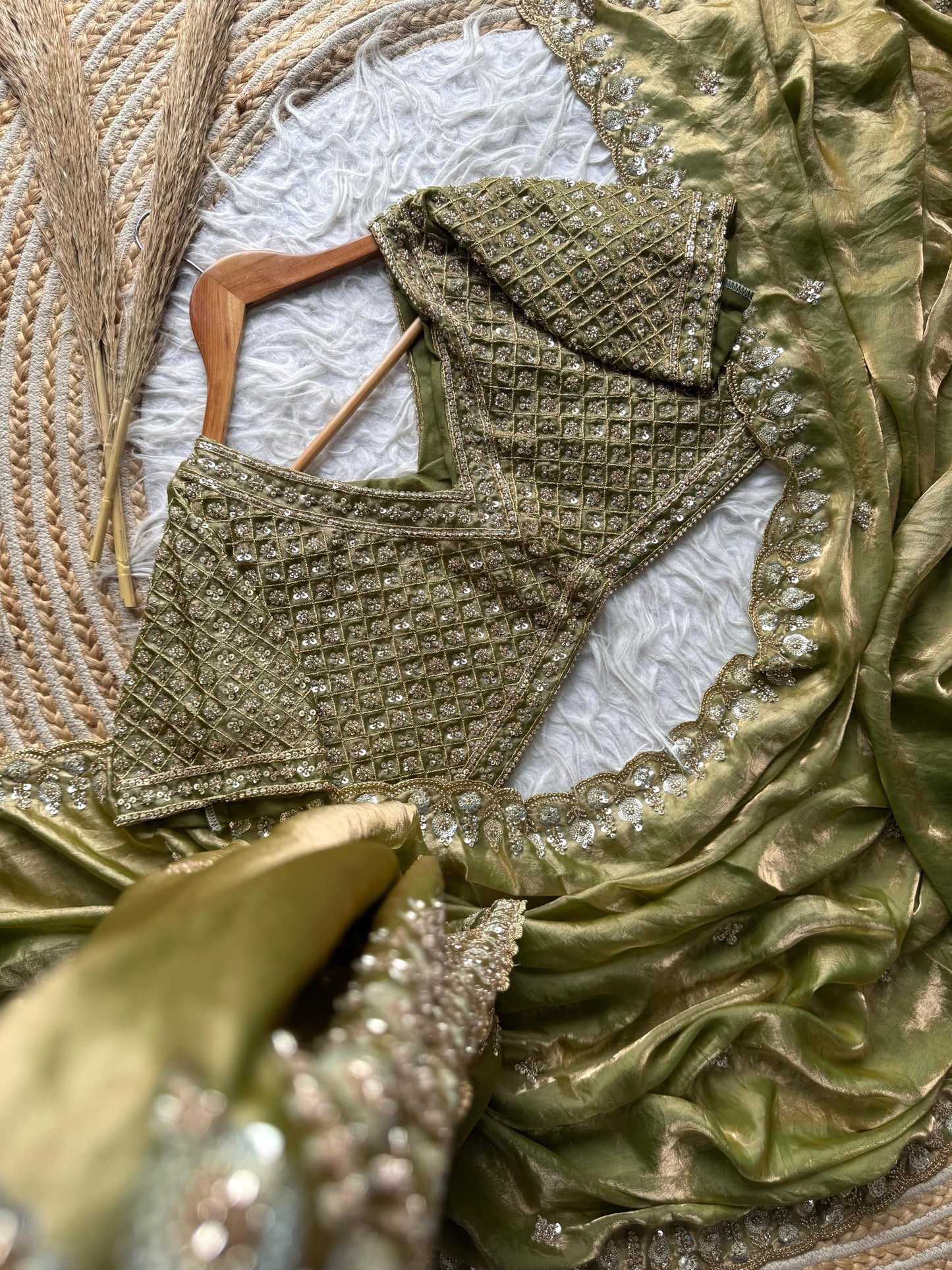 Kusha Embellished Saree