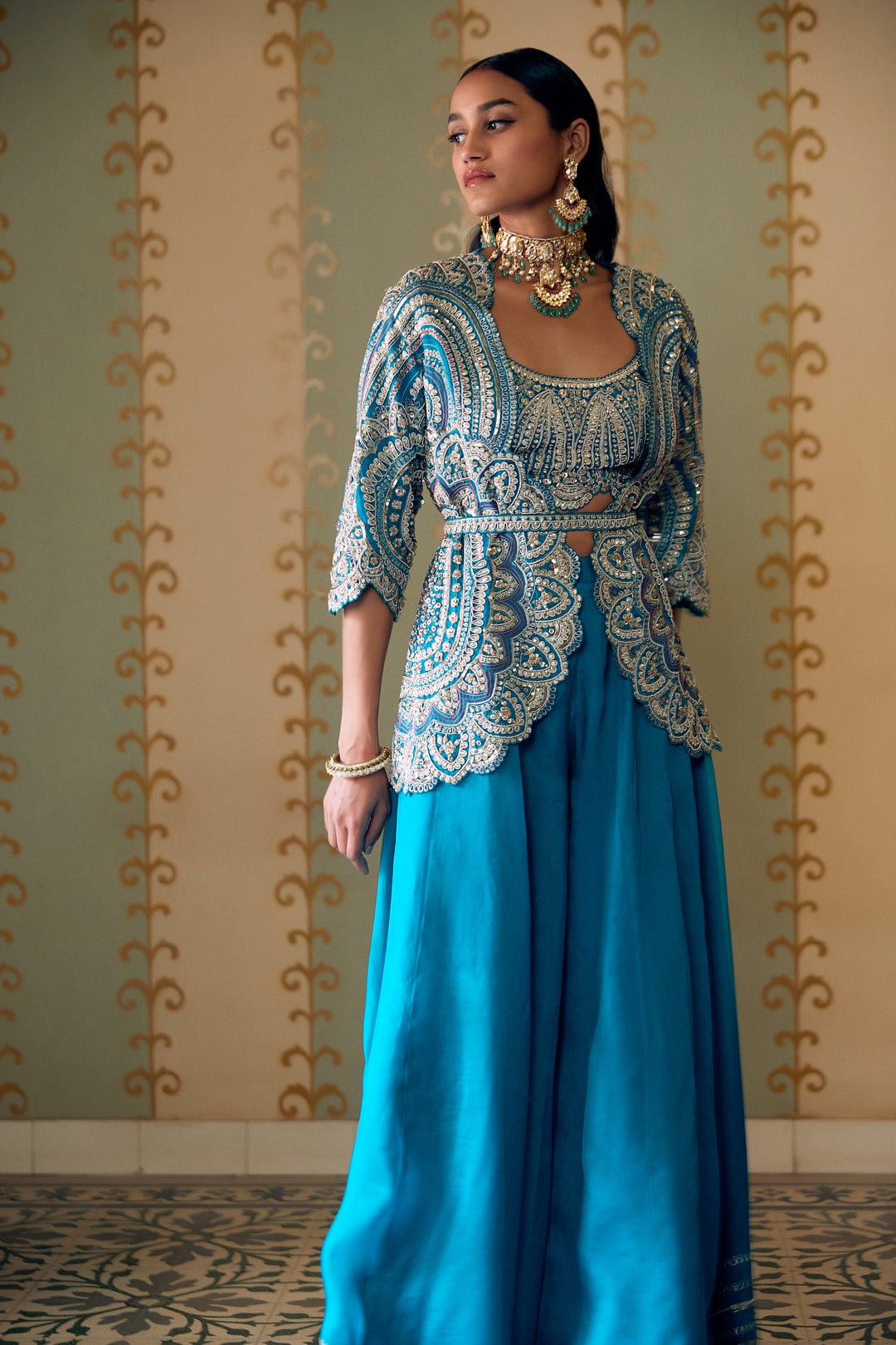 Pine Embroidered Jacket