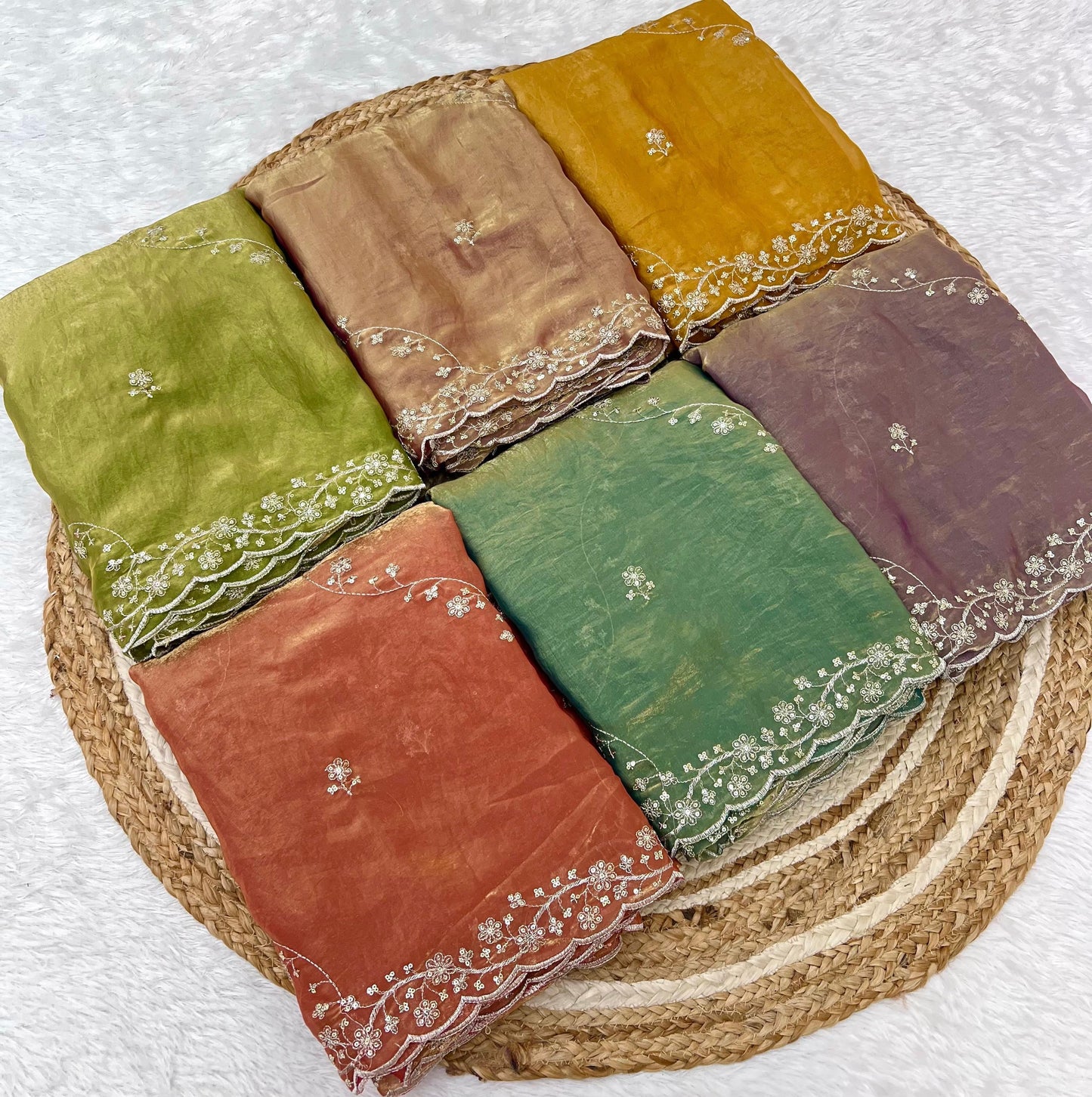 Manjari Tissue Silk Purple Saree