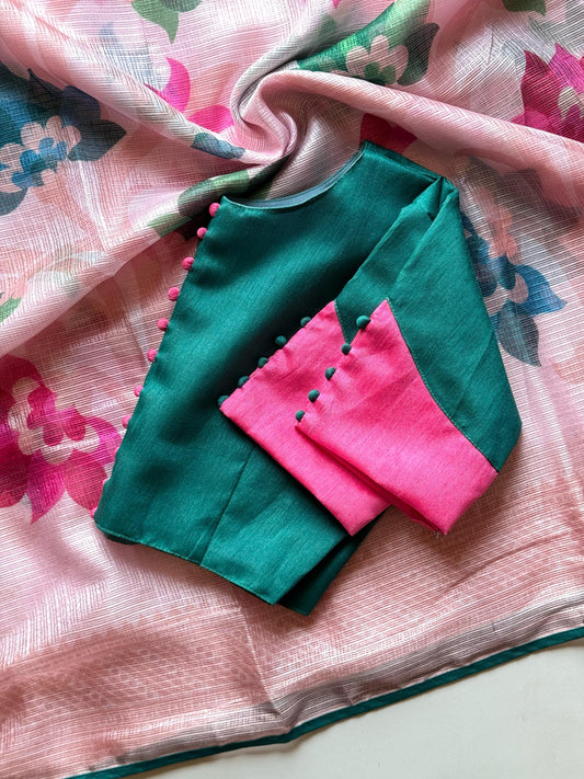 Spring Floral Kota Saree